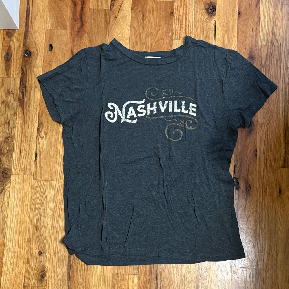 Nashville Graphic Tee - Charcoal Gray